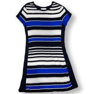 LIKE NEW - CHAUS Striped Knit Dress - Size Large